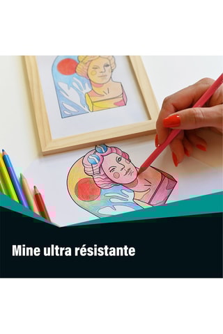 24 crayons de couleur Intensity - Multicolore