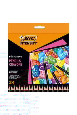 Crayons de couleur Intensity - 24 pièces