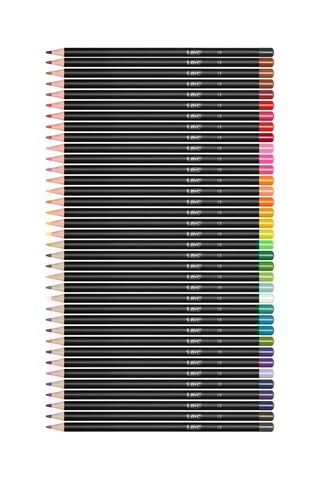 Boîte Premium Intensity Woodcase - 
36 crayons de couleurs