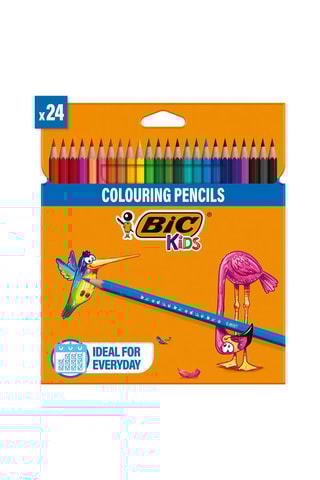 24 crayons de couleur Kids Tropicolors - Dès 5 ans
