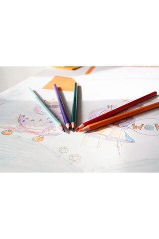 24 crayons de couleur Kids Tropicolors - Dès 5 ans