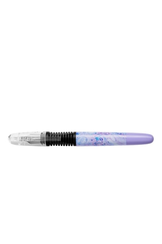 BIC Xpen Stylo-Plume Rechargeable Encre Bleue - Décor Violet, Blister de 1