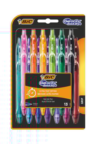13 stylos-gel Gel-ocity Quick Dry - Multicolore