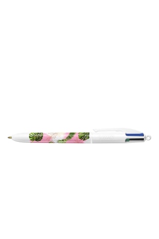 Boîte en métal 6 stylos-bille 4 couleurs Botanique et Tie & Dye - 4 encres