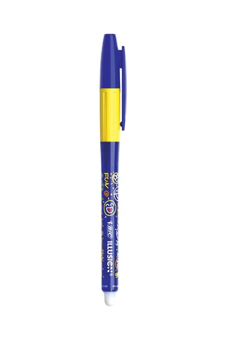 Stylo effaçable Illusion et 2 recharges - Encre bleue