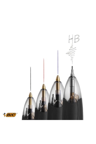 3 stylos-bille et 1 porte-mine 1HB 3 encres