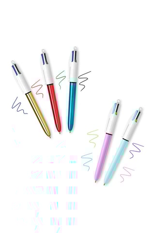 5 stylos-bille 4 couleurs My 4 Colours Box - 8 encres