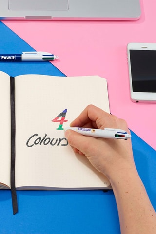 5 stylos-bille 4 Couleurs Edition Limité Groovy - 4 encres