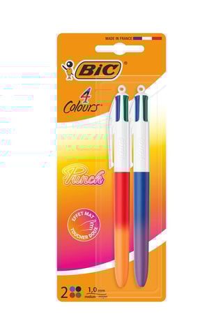 2 stylos-bille 4 Couleurs Soft Le Bar à Couleurs - 4 encres