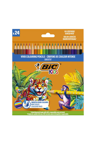 24 crayons de couleur Kids