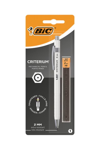 Portemine et recharge Criterium - 2 mm - 6 mines HB - Coloris aléatoire