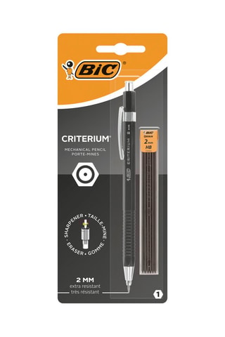 Portemine et recharge Criterium - 2 mm - 6 mines HB - Coloris aléatoire