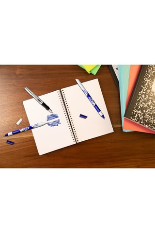 12 effaceurs - 
Encre bleue