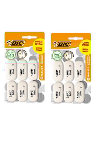 2 x 6 gommes Galet