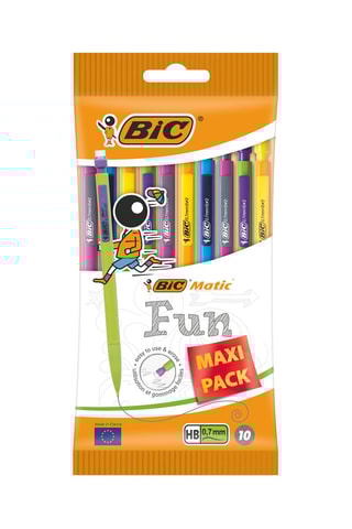 2 x 10 BIC Matic Fun Porte-Mines 0,7 mm HB - Couleurs Assorties