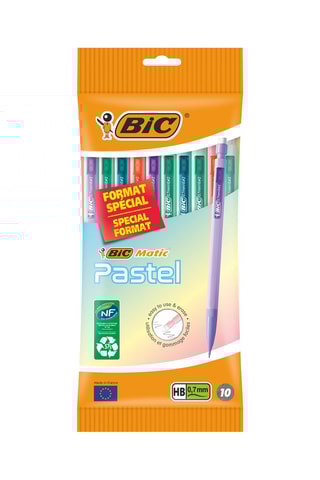 2 x BIC Matic Pastel Porte-mines (0,7 mm) avec Mines de Rechange 9 cm - 20 produits
