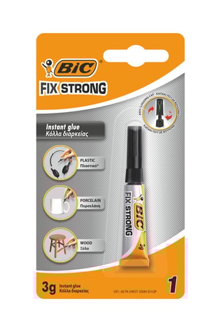 5 x 	Colle liquide extra-forte instantanée Fix Strong - 5 x 3 g