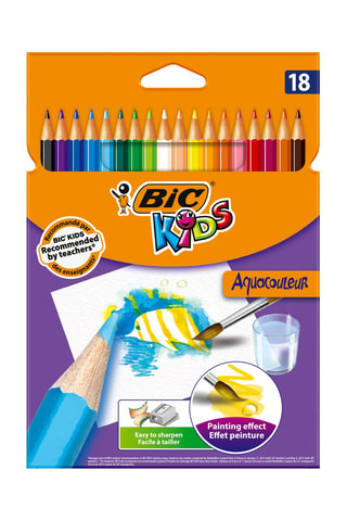 2 x Crayons de couleur Kids Aquacouleur - 36 crayons