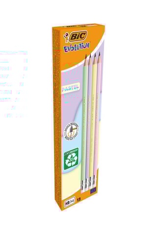 2 x Boîte crayons graphite Evolution Pastel - 24 crayons