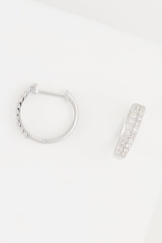 Argolas Isabella 
Ouro branco e diamantes