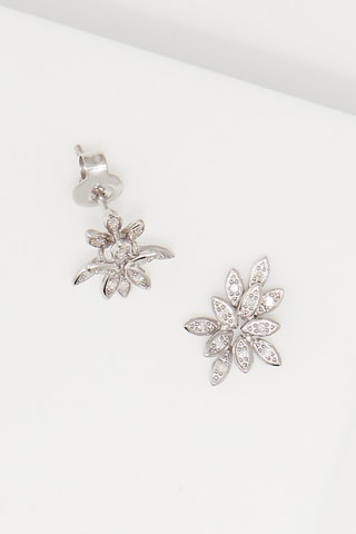 Brincos Bouquet Ouro branco e diamantes