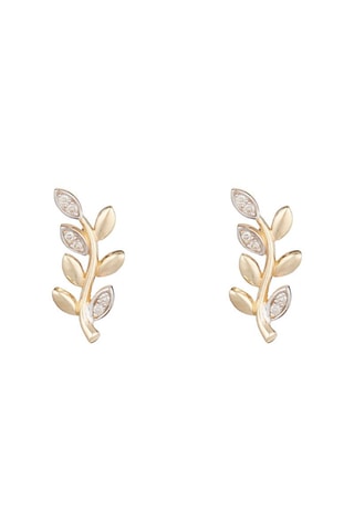 Brincos Sanya Ouro amarelo e diamantes
