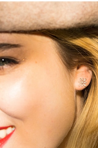 Brincos Brisbane Ouro branco e diamantes