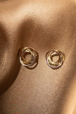 Brincos Croisade  Ouro amarelo, ouro branco e ouro rosa