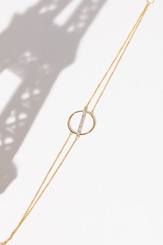 Pulseira Ofaty Ouro amarelo e diamantes