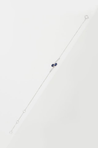 Pulseira Cayagan Ouro branco, diamantes e safiras