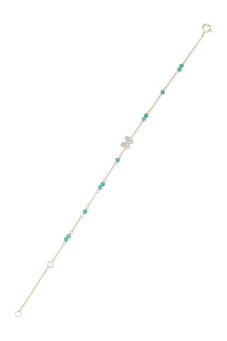 Pulseira Mantola Ouro amarelo, ágatas e diamantes