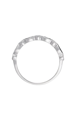 Anel Djakarta Ouro branco, diamantes e esmeraldas