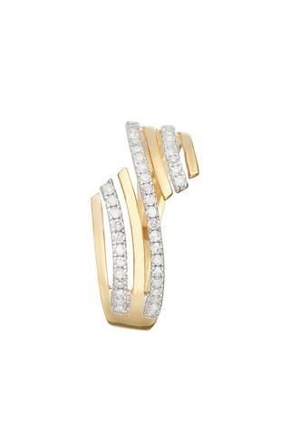 Anel Divina   Ouro amarelo e diamantes