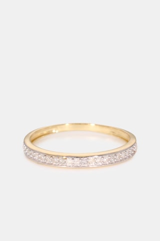 Anel Orphée - Ouro amarelo e diamantes