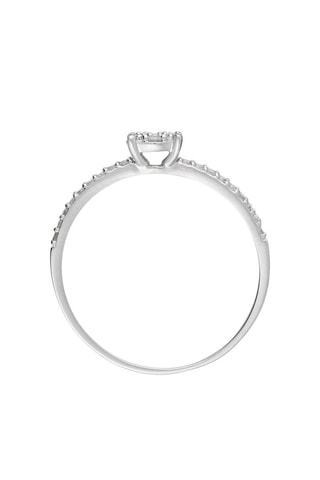 Anel Magana Ouro branco e diamantes