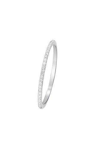 Aliança Simply You- Ouro branco e diamantes 