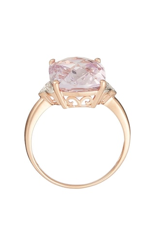Anel Pink Hill  Ouro rosa, ametista e diamantes