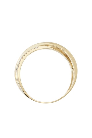 Anel Lampang Ouro amarelo e diamantes