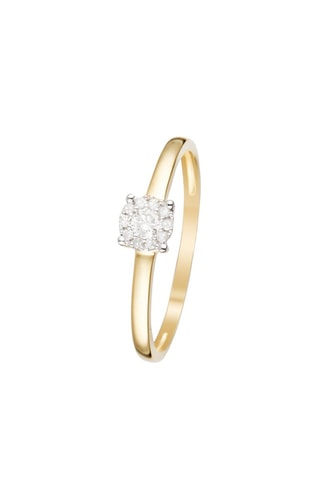 Anel Akna Ouro amarelo e diamantes