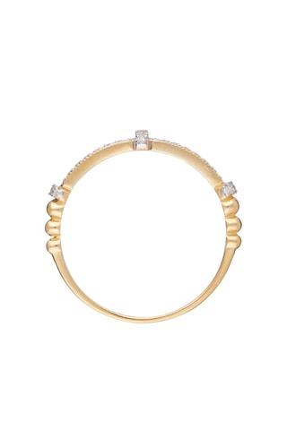 Anel Kota Ouro amarelo e diamantes 0,131 quilate/26