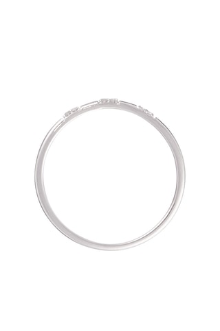 Anel Pour Toujours Ouro branco e diamantes