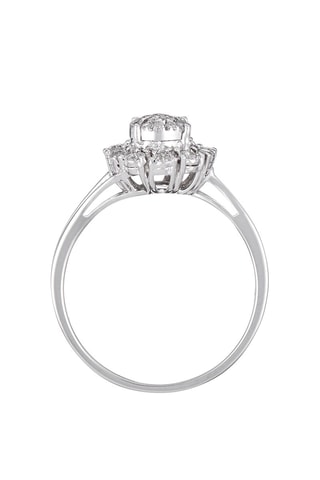 Anel Ma Reine   Ouro branco e diamantes