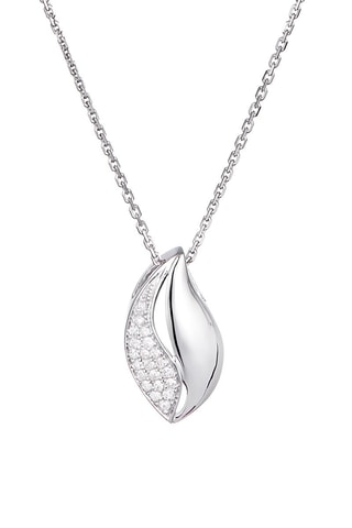 Pendente Bright Drop Ouro branco e diamantes