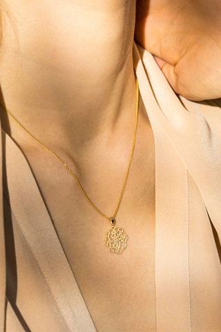 Pendente Dentelle Ouro amarelo e diamantes