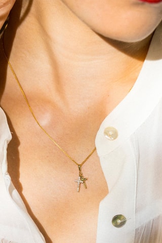 Pendente Ma Foi Ouro amarelo e diamantes