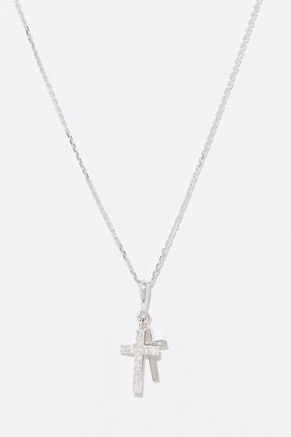 Pendente Ma Foi Ouro branco e diamantes