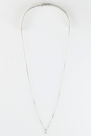 Pendente Ouro branco e diamante