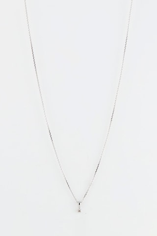 Pendente Ouro branco e diamante