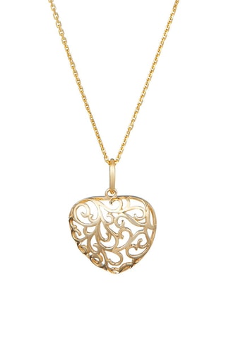 Pendente Ouvre-moi ton Cœur Ouro amarelo