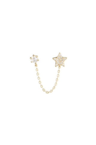 Boucles d'oreilles Nuit Etoilée Or jaune